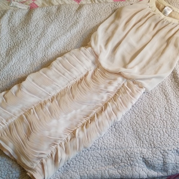 Esley Womens Cream Sleeveless Dress - Picture 9 of 9